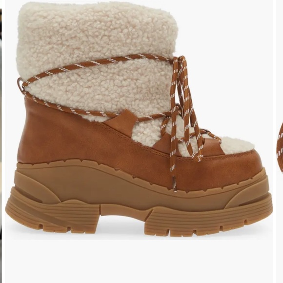 NWOT Jeffrey Campbell subzero faux shearling boots - Picture 1 of 5